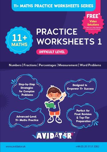 Practice Worksheets 1 (Difficult level) – Black & White Edition