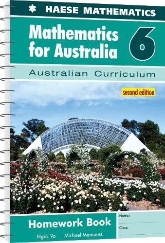 Mathematics for Australia 6 Homework Book