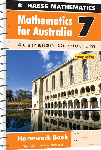 Mathematics for Australia 7 Homework Book