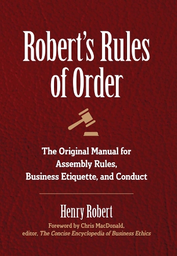 Robert's Rules of Order