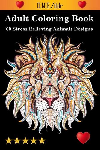 Adult Coloring Book Coloring Animals NEW