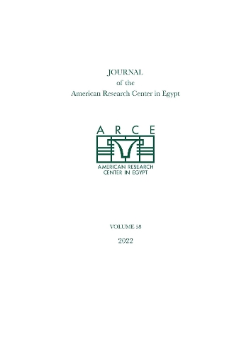 Journal of the American Research Center in Egypt, volume 58