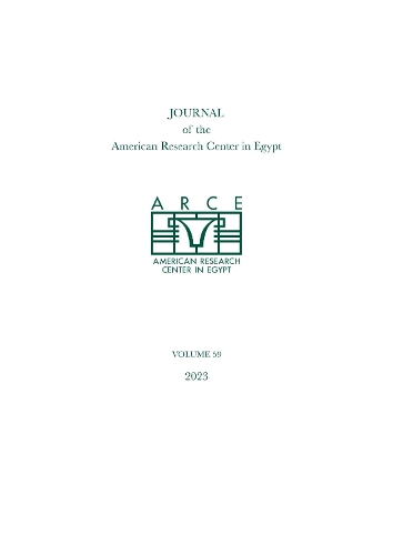 Journal of the American Research Center in Egypt, volume 59