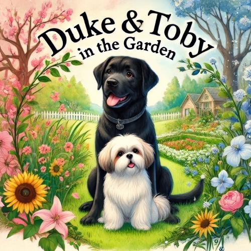 Duke and Toby In The Garden