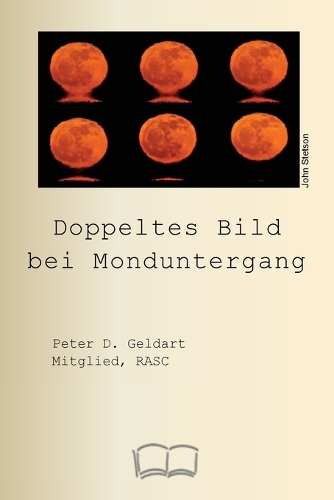 Doppeltes Bild bei Monduntergang