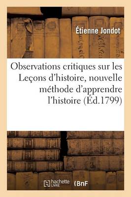 Observations Critiques Sur