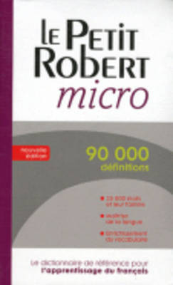 Le Petit Robert Micro 2014