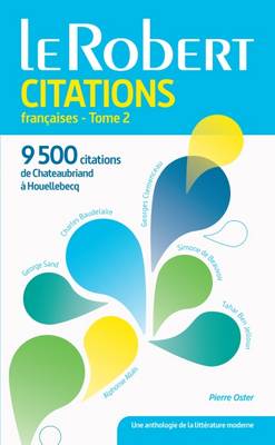 Dictionnaire: Citations Francaises Tome 2 Paperback