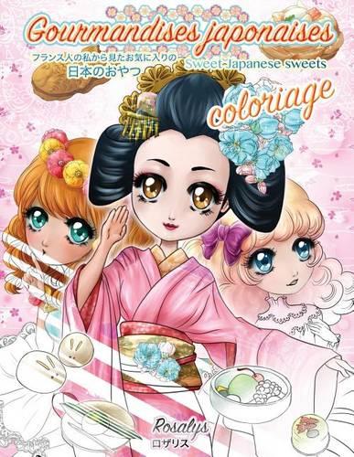 Gourmandises japonaises Coloriage