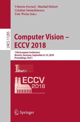 Computer Vision – ECCV 2018