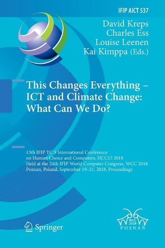 This Changes Everything – ICT and Climate Change: What Can We Do?
