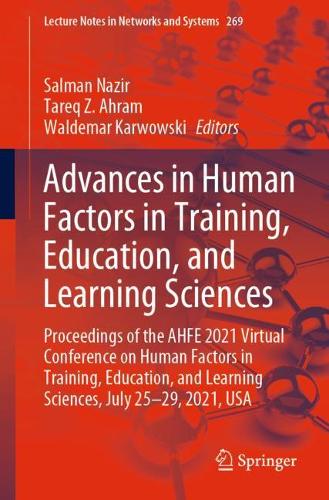 Advances in Human Factors in Training, Education, and Learning Sciences