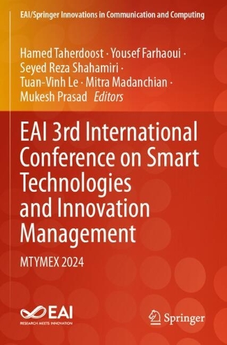 EAI 3rd International Conference on Smart Technologies and Innovation Management