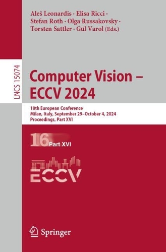 Computer Vision – ECCV 2024