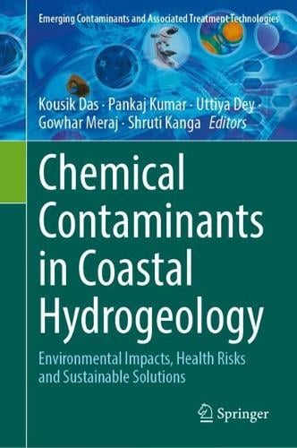 Chemical Contaminants in Coastal Hydrogeology