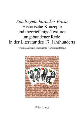 «spielregeln Barocker Prosa»