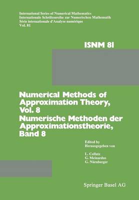 Numerical Methods of Approximation Theory/Numerische Methoden der Approximationstheorie