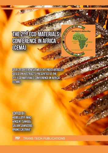 The 2nd Eco-Materials Conference in Africa (CEMA)