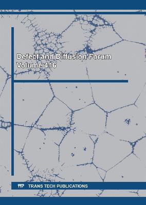Defect and Diffusion Forum Vol. 416
