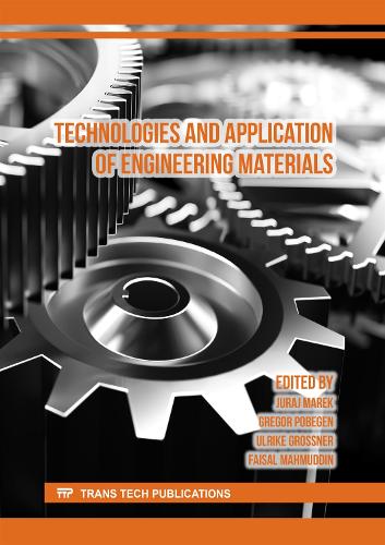 Technologies and Application of Engineering Materials