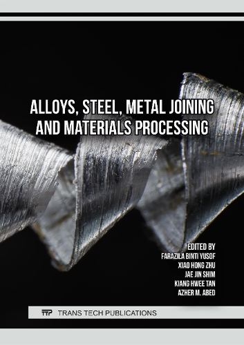 Alloys, Steel, Metal Joining and Materials Processing