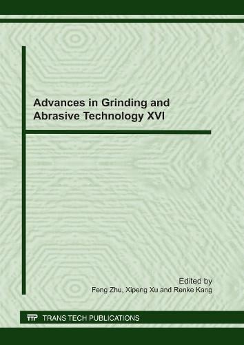 Advances in Grinding and Abrasive Technology XVI