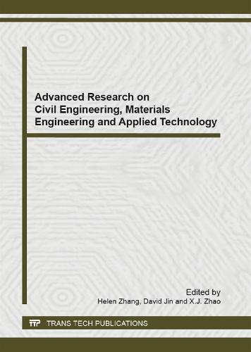 Advanced Research on Civil Engineering, Materials Engineering and Applied Technology