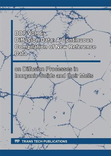 DDF Vol. 6: Diffusion Data: A Continuous Compilation of New Reference Data