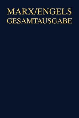 Karl Marx/Friedrich Engels, Werke, Artikel, Entwurfe. September 1867 Bis Marz 1871