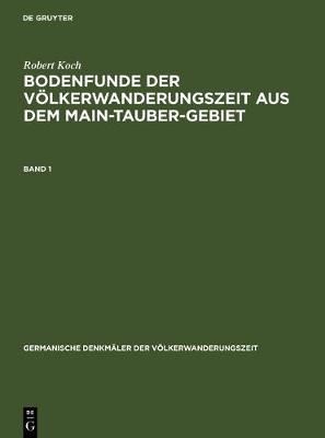 Bodenfunde Der V lkerwanderungszeit Aus Dem Main-Tauber-Gebiet