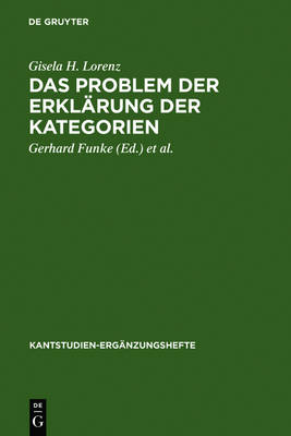 Das Problem Der Erklärung Der Kategorien