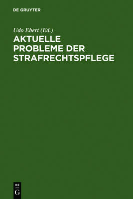 Aktuelle Probleme der Strafrechtspflege