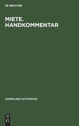 Miete. Handkommentar