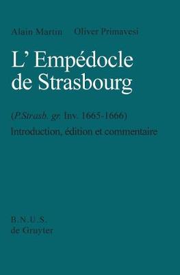 L'Empédocle de Strasbourg (P. Strasb. gr. Inv. 1665-1666)