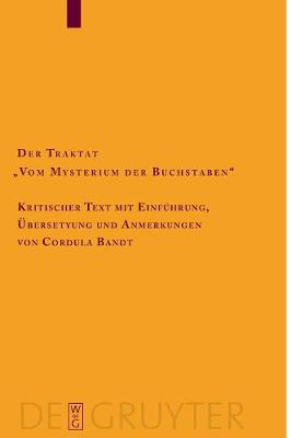 Der Traktat "Vom Mysterium der Buchstaben"