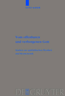 Vom offenbaren und verborgenen Gott