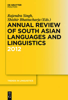 Annual Review of South Asian Languages and Linguistics