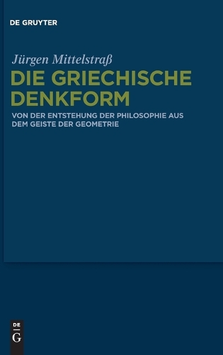 Die griechische Denkform