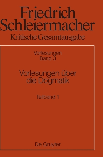 Vorlesungen Über Die Dogmatik