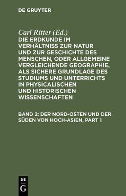Der Nord-Osten und der Suden von Hoch-Asien