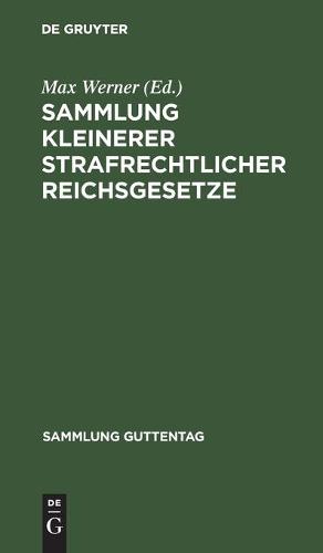 Sammlung Kleinerer Strafrechtlicher Reichsgesetze