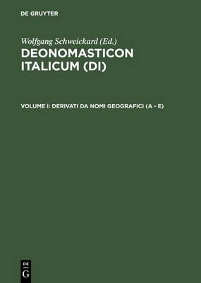 Derivati Da Nomi Geografici (a - E)