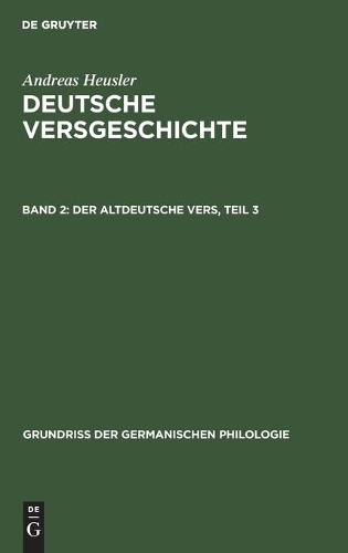 Der Altdeutsche Vers, Teil 3