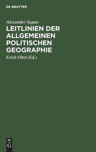 Leitlinien Der Allgemeinen Politischen Geographie