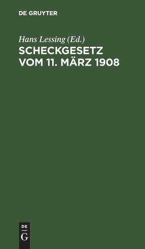 Scheckgesetz Vom 11. März 1908