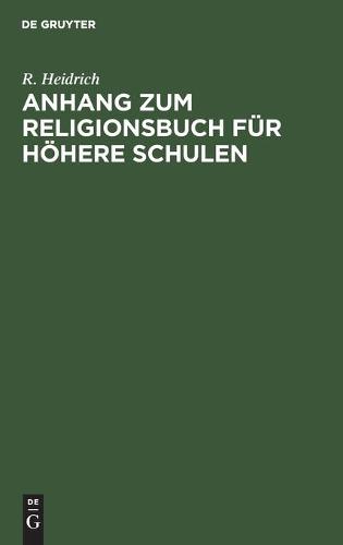 Anhang Zum Religionsbuch Für Höhere Schulen