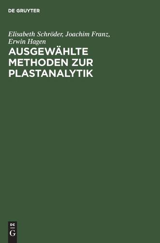 Ausgewählte Methoden Zur Plastanalytik