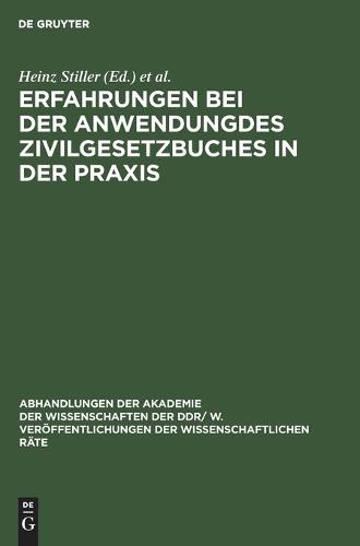 Erfahrungen Bei Der Anwendungdes Zıvilgesetzbuches in Der PRAXIS