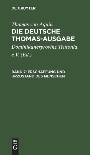 Erschaffung Und Urzustand Des Menschen