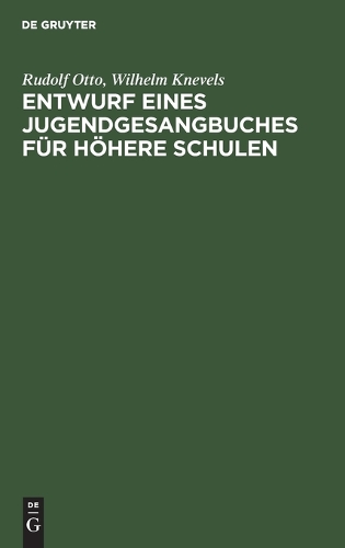 Entwurf Eines Jugendgesangbuches Für Höhere Schulen